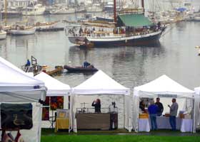 Camden Harbor Arts & Crafts Show Tents