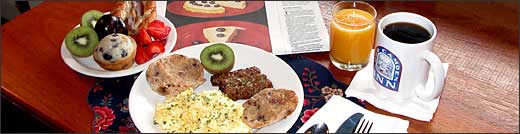 Lord Camden Inn breakfast