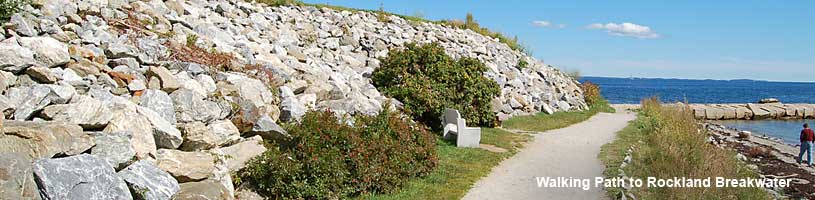 Walkway to Rockland Breakwater