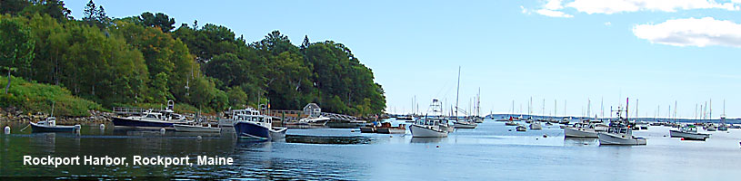 Rockport Harbor in Rockport Maine
